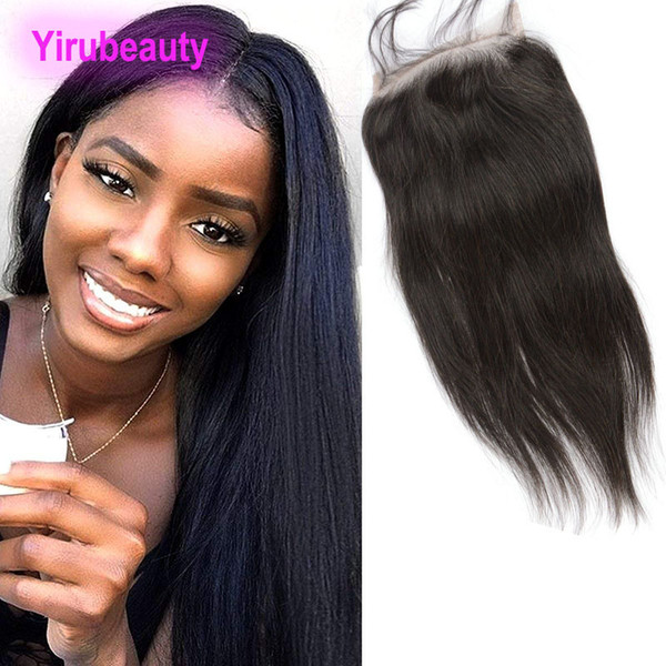 Indian 6X6 Lace Closure With Baby Hair Natural Color Virgin Human Hair Silky Straight 9A Wholesale Lace Closure 8-20inch Top Closures