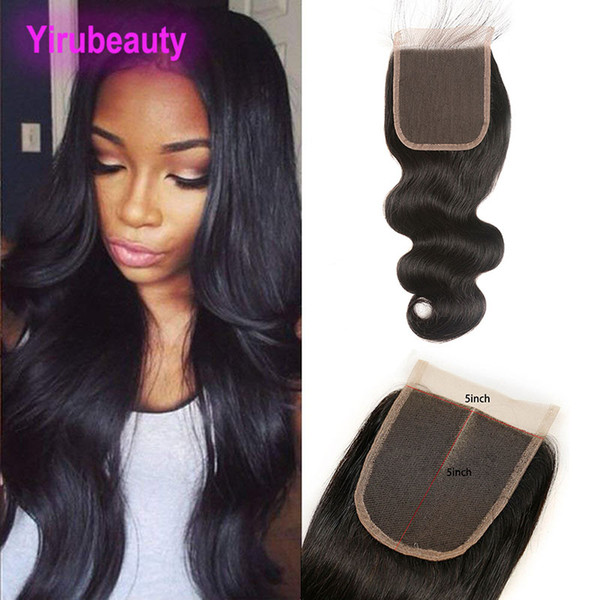 Brazilian Virgin Hair 5X5 Lace Closure With Baby Hair Body Wave Human Hair Top Closures 5*5 Body Wave 8-20inch Yirubeauty