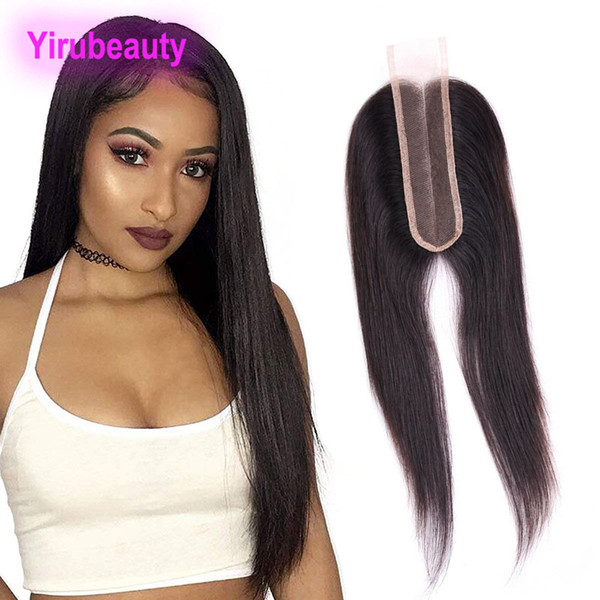 Brazilian Virgin Hair 2X6 Lace Closure Middle Part Straight Human Hair Lace Closure 2 By 6 Top Closures