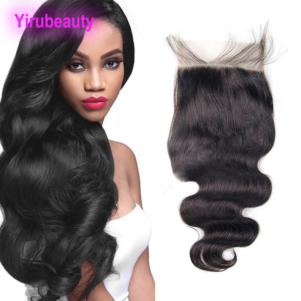 Peruvian Human Hair 6X6 Lace Closure With Baby Hair 8-20inch Natural Color Body Wave 6*6 Lace Closure With Baby Hair