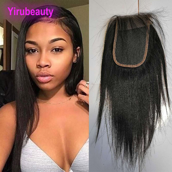 Brazilian Virgin Hair Remy New Hair Products 3X6 Lace Closure Straight 8-22inch Natural Color 3*6 Closure Silky Straight With Baby Hair