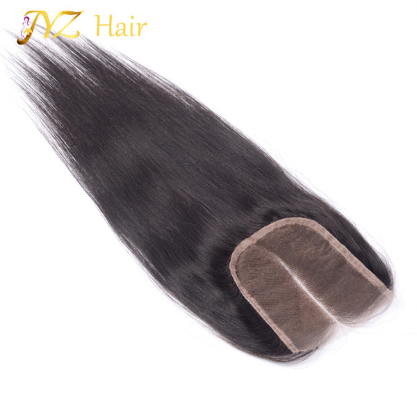 JYZ Top Grade Brazilian Straight Lace Closure 4x4 Virgin Human Hair Closure Brazilian Lace Closure Free/Middle/Three Part