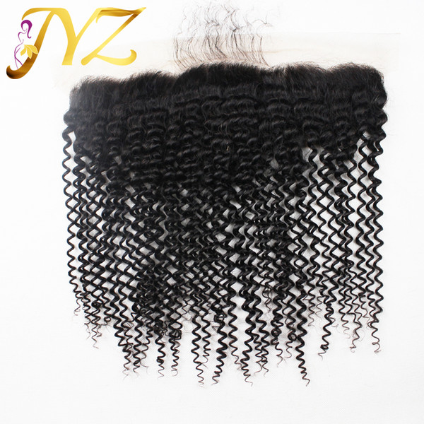 Peruvian Lace Frontal Closure Kinky Curly 13x4 Best Custom Made Lace Frontals For Sale Cheap Brazilian Frontal Lace Closure Malaysian hair