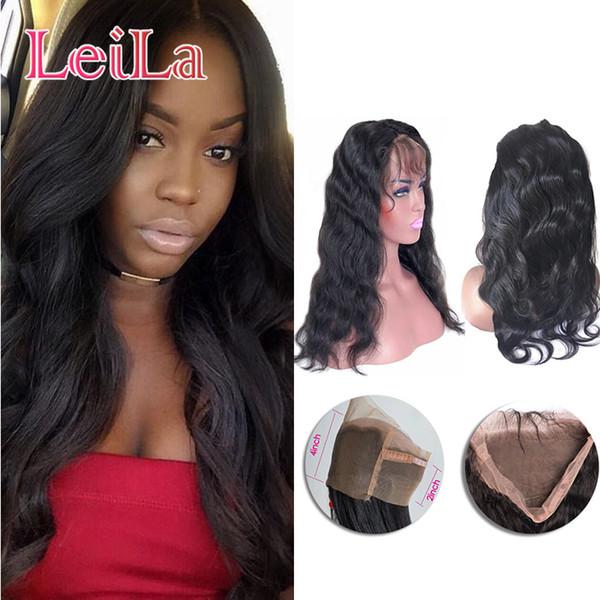 Peruvian Human Hair Pre Plucked 360 Lace Frontal Body Wave Kinky Straight Natural Hairline 360 Lace Frontal Closure Hair Weave