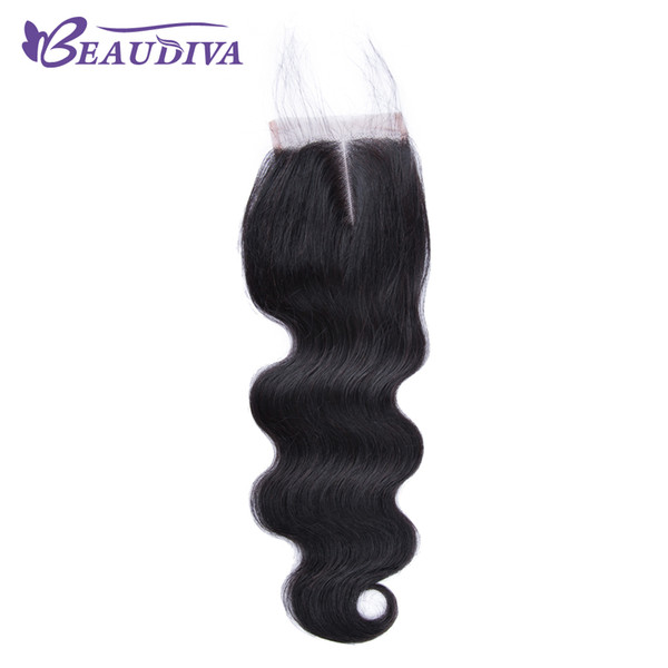 Brazilian Malaysian Indian Peruvian Vietnamese Mongolian Hair Top Lace Closure 8-20inch Body Wave Natural Color Human Hair Lace Closure