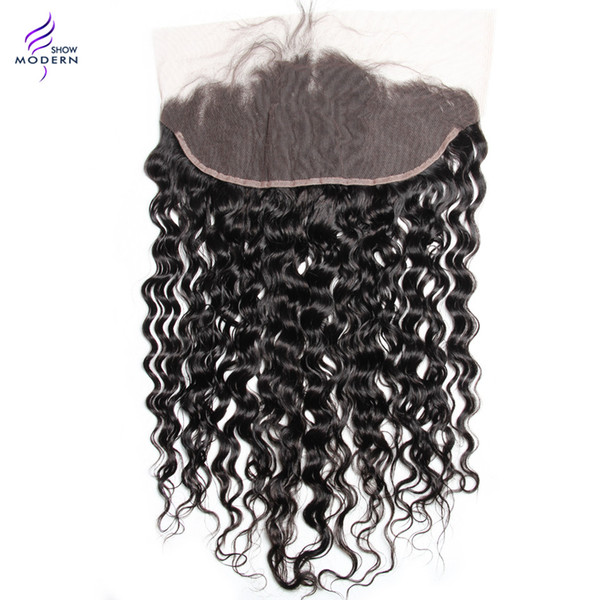 Wet and Wavy Brazilian Human Hair Lace Frontal Closure Brazilian Virgin Hair Weaves Brazilian Water Wave Ear to Ear Lace Frontal Closure