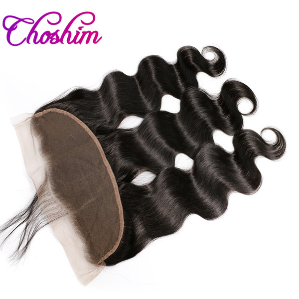 Choshim KL Hair Brazilian Body Wave Lace Frontal Closure 13*4 Ear To Ear Pre Plucked Lace Closure With Baby Hair Human Remy Hair Closure