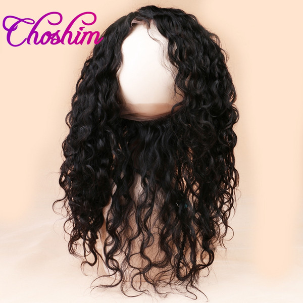 Choshim Natural Wave 360 Lace Frontal Pre Plucked With Baby Hair Brazilian Human Hair For Black Women Remy Honey Queen