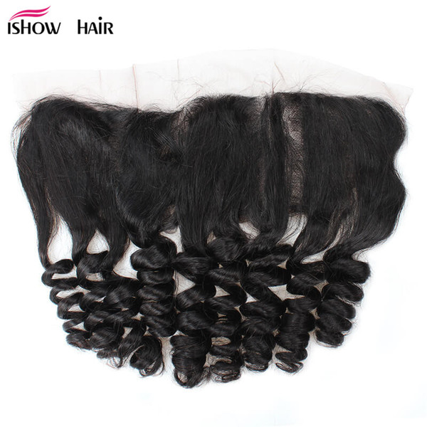 8A Wholesale Brazilian Loosewave Hair 13x4 Ear To Ear Pre Plucked Lace Frontal Closure 10Pcs Human Hair Free Part Free Shipping