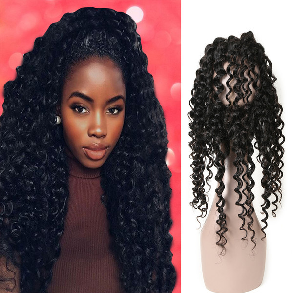 Laflare Hair Company 360 Lace Frontal Closure With Baby Hair Malaysian Virign Soft Deep Wave Human Hair