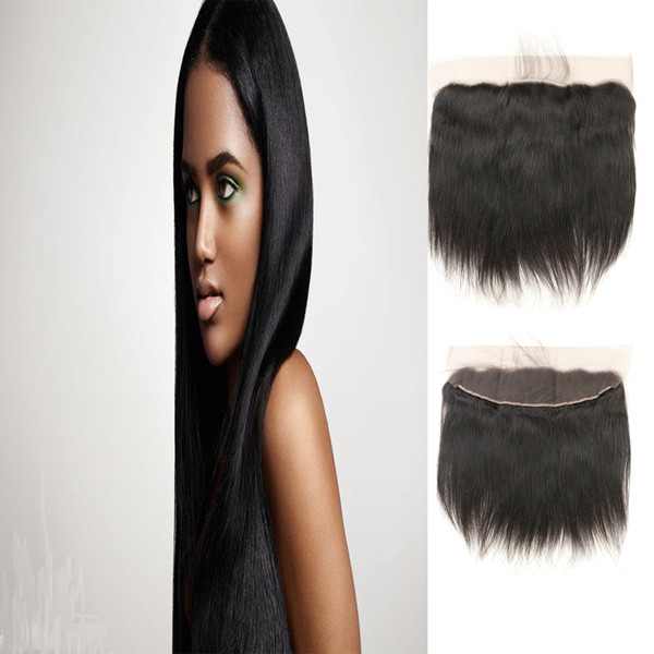 Brazilian Human Closure Hair 13*4 Straight Virgin Soft Frontal Closure 10Inch-22Inch Different Size For You 