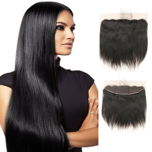 9A Malaysian Human Closure Hair 13*4 Straight Virgin Soft Frontal Closure 10Inch-22Inch Different Size For You 