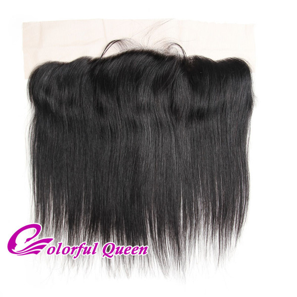 Brazilian Straight Virgin Hair Lace Frontal Closure Only Brazilian Straight Hair with Lace Frontals Bleached Knots 13x4 Lace Frontal Hair