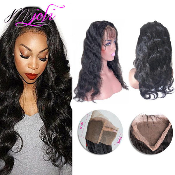 360 lace frontal body wave 100% Malaysian human virgin hair with baby hair unprocessed hair new arrival 8 t o 22 inches msjoli