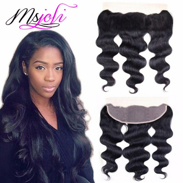 Indian Body Wave Lace Frontal Closure 13*4 Virgin Human Hair Ear to Ear Lace Frontal Peruvian lace frontal