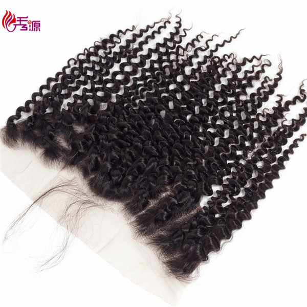 Xiuyuanhair Natural Color Kinky Curly 100 Unprocessed Virgin Remy Human Hair 13x4 Swiss Lace Closure Kinky Curly Human Hair Lace Closure