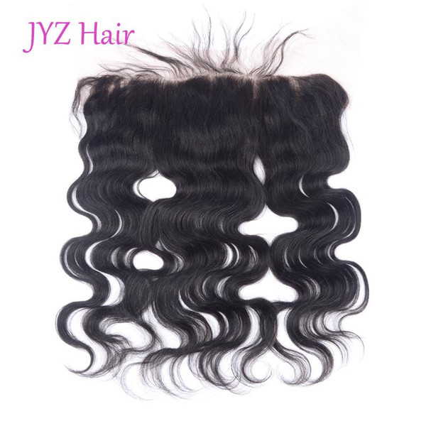 Indian Body Wave Lace Frontal Closure 13x4 Brazilian Malaysian Peruvian Virgin Human Hair Lace Frontal With Baby Hair 