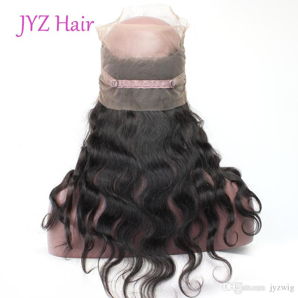 Indian Brazilian Malaysian Peruvian 360 Lace Front Human Hair Extensions Body Wave Ear To Ear With Closure Virgin Human Hair Lace Front