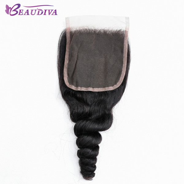 Malaysian Loose Wave Lace Closure Bleached Knots with Baby Hair 100% Virgin Human Hair Closure 4x4 Cheap Malaysian Human Hair