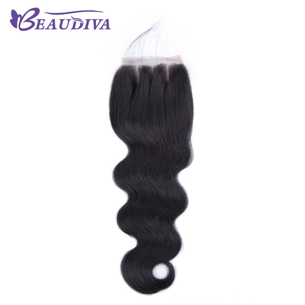 9A Peruvian Virgin Human Hair Weave Closures Body Wave Body Wave Natural Black 4x4 Lace Closures Free Part Middle Part Three Part Closure