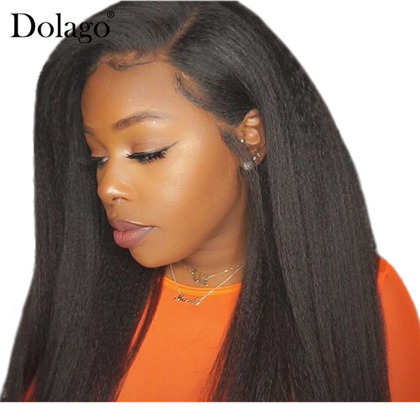 Kinky Straight Lace Closure 4x4 Brazilian Virgin Hair Corase Yaki Straight Human Hair Closures With Baby Hair