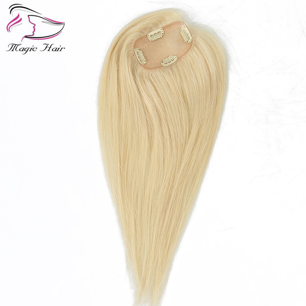 8A Customized Hair Touper Blonde #613 For Women 8-26inch Unprocessed Brazilian Virgin Hair Straight Women Touper according your requirements