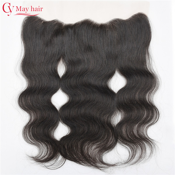 Brazilian Malaysian Peruvian Indian 13X4 Lace Frontal Closure Pre Plucked Baby Hair Body Wave Loose Wave Deep Wave Straight Hair Kinky Curly