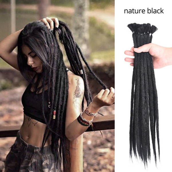Hair extensions Braids hair Braiding African braided hair Hand made 1 piece 20 inches mixed color Free shipping