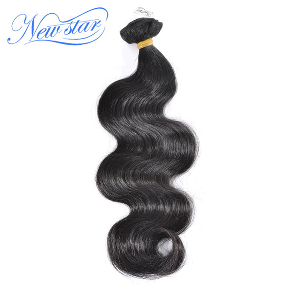 New Star Virgin Hair Weaving Peruvian Body Wave 1 Piece 100% Unprocessed Human Hair Weft Thick Bundles 10