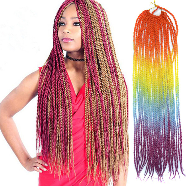 Negro hand-woven hair two hand braided dirty braided African twisted