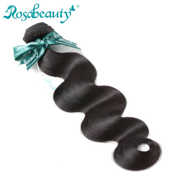 Rosa Beauty Hair Products Brazilian Hair Weave Bundles Body Wave 100% Human Weaving Natural Color Remy Shipping Free