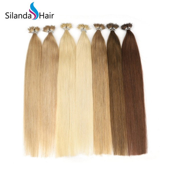 Silanda Hair Luxurious Remy Hair Extension Nano Ring Nano Tip Human Hair Extensions 20 Inch 1.0g/s 50 strands/pack 