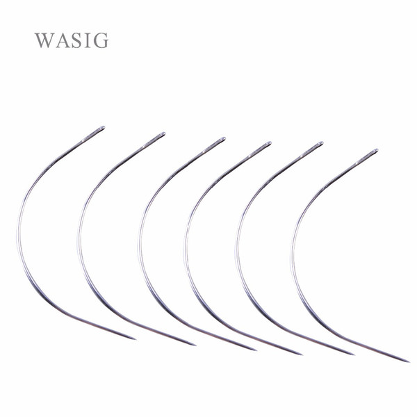 12pcs 9cm Long C TYPE Curved Needles Hair Weaving Thread/Sewing Needles For Hair Extension Tool Ordinary Small Packet