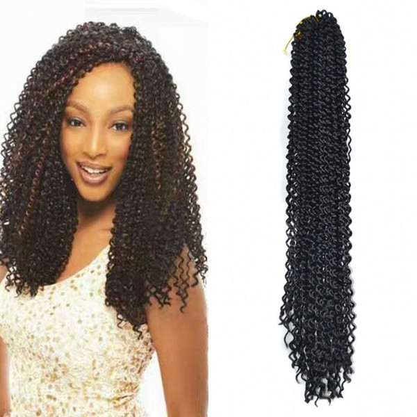 Jumpy Wand Curl Twist Crochet Braid Jamaican Bounce Kanekalon Afro Braiding Hair Pieces Extension 60CM,24