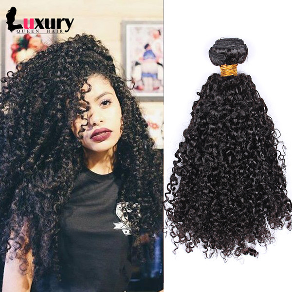 Wholesale-7A Brazilian Virgin Hair 3C Kinky Curly Virgin Hair 3 Bundle Brazilian Curly Weave Human Hair Extension Rosa Queen Hair Products