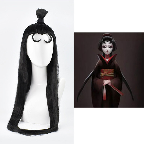 Game Identity V Anime Long Cosplay Party Black Heat Resistant Synthetic Hair Wig