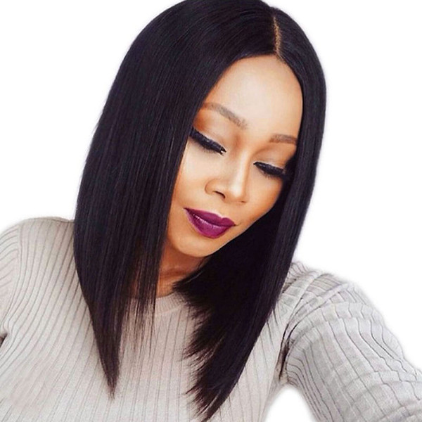 Factory Price Lace Front Human Hair Wigs Brazilian Bob Cut Grade Virgin Remy Human Hair Full Wigs For Black Women Xiuyuanhair