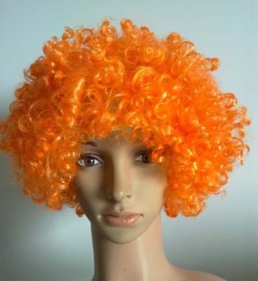 wholesale Christmas dance party fans wig explosive head wig revelry performance props 10 color elastic network built 10set /lot