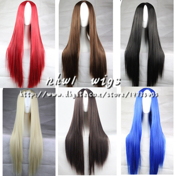 Hot 75cm Long Straight Wig Carve Women Cosplay Party Wigs Cheap Synthetic Wigs High Temperature Heat Resistant Cosplay Wig