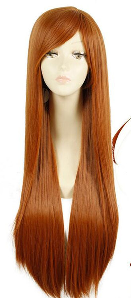 Wolf Holo Raphtalia Cosplay Wig Orange Long Straight Hair Women Anime