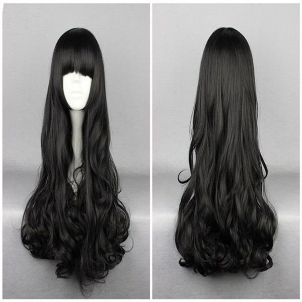 Anime Rwby Blake Belladonna Black 70cm Long Wavy High Quality Synthetic Fashion Anime Women Cosplay Wig