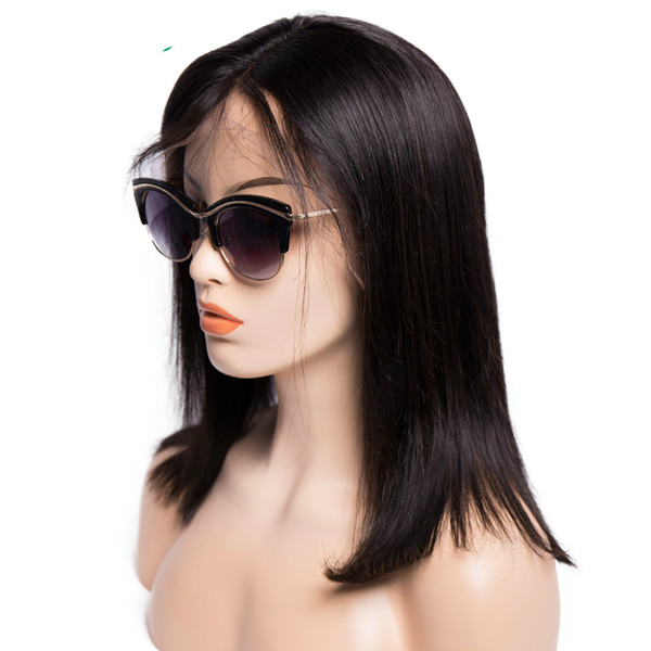 001 Lace Front Human Hair Wig 180% Density Straight Lace Front Wigs Brazilian Remy Hair Wholesale Cheap Price