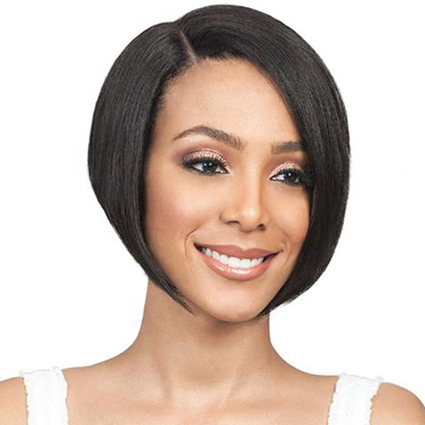 Short Pixie Brazilian Straight Human Hair Wigs Brazilian Glueless None Lacefront Pixie Cut Human Hair Wig For Black Women