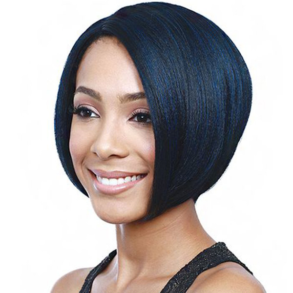 Short Human Hair Wigs Pixie Cut Brazilian None Lace Front Cheap Straight Human Hair Short Bob Wig For Black Women