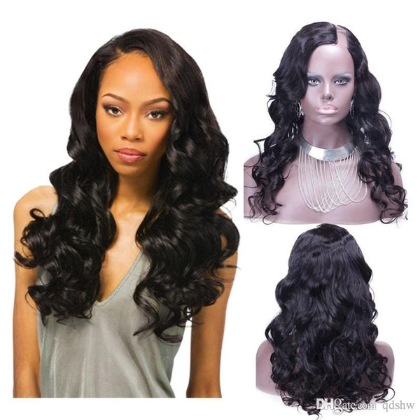 Side u Part Wigs Body Wave For Black Women Glueless Upart Wig Pre Plucked Virgin Brazilian u Part Human Hair Wigs