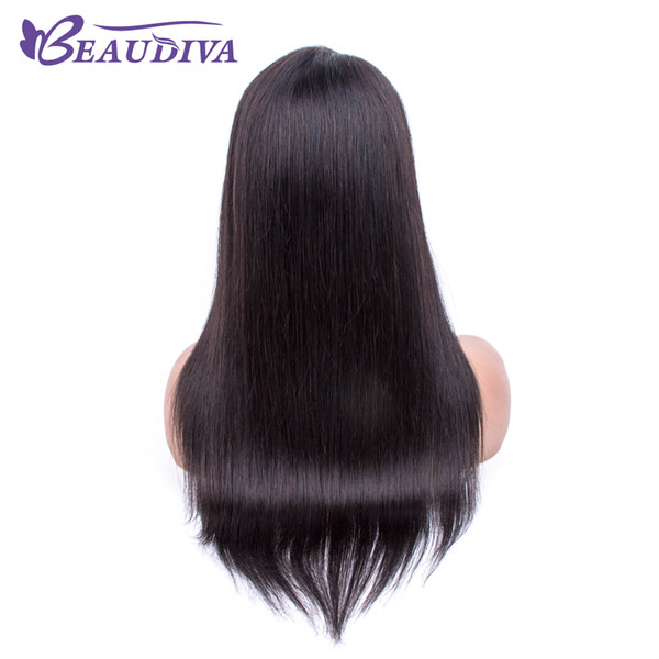 Lace front Human Hair Wigs With Baby Hair Pre Plucked Hairline Brazilian Straight Human Hair Wigs For Black Women