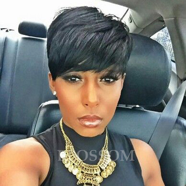 Human Hair wigs Brazilian Virgin Hair for Black Women Glueless Full Lace Human Hair Short Wigs Bob None Lace wig