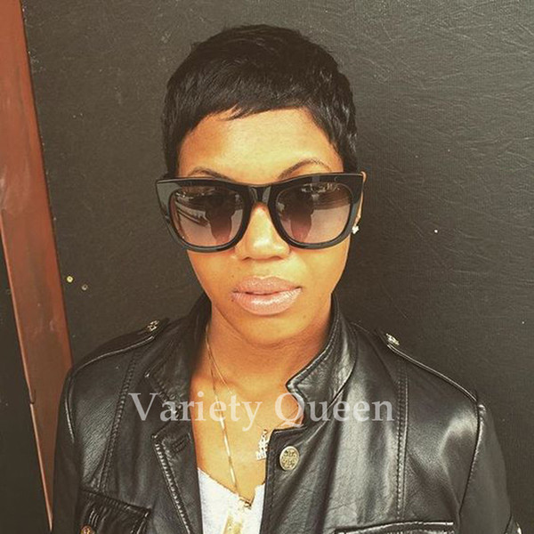 Front Lace Human Hair Wigs For Black Women Brazilian Short Straight Wig Natural Short Bob Glueless Lace Front Human Hair Wigs