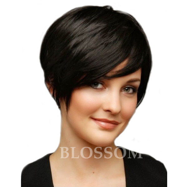 Bob cut wig virgin hair Indian hair wig bob 7A human hair short bob wigs for african american women