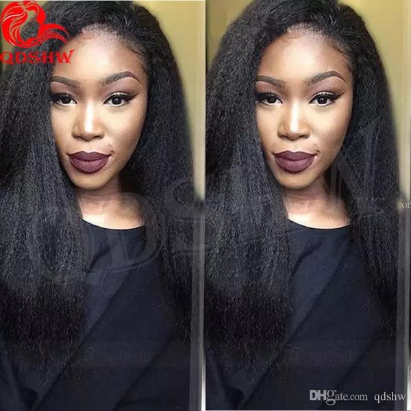 Human Hair u Part Wigs Kinky Straight Virgin Brazilian u Part Human Hair Wigs Coarse Italian Yaki upart Wig Sale